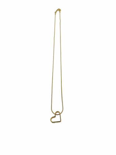 Collier UNOAERRE - Collier avec pendentif cœur en or jaune 18 carats 58 Facettes