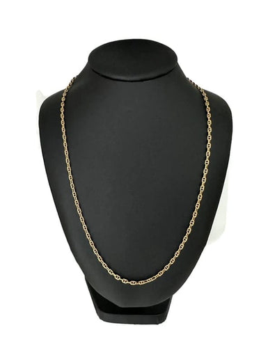 Collier BALESTRA - Chaîne à maillons Mariner en or jaune 18 carats 58 Facettes