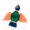 Broche Cartier - Broche oiseau en or jaune avec corail, chrysoprase et rubis 58 Facettes