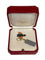Broche Cartier - Broche oiseau en or jaune avec corail, chrysoprase et rubis 58 Facettes