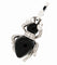 Broche Cartier - Broche La Fourmi en or blanc 18 carats, diamants et onyx 58 Facettes