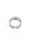 Bague 54 Cartier Double Open C - Bague en or blanc 18 carats 58 Facettes