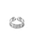 Bague 54 Cartier Double Open C - Bague en or blanc 18 carats 58 Facettes