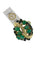 Bague 56.5 Bague cocktail - Rétro en or jaune 18 carats, diamants, saphirs et émeraude 58 Facettes