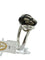 Bague 53 Bague cocktail en or blanc 18 carats avec diamants et quartz fumé 7,50 ct 58 Facettes