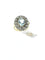 Bague 54.5 Bague - aigue-marine 2,25 ct et diamants en or jaune 18 carats 58 Facettes