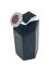 Bague 56.5 Bague cocktail en or blanc 18 carats avec diamants et rubis 58 Facettes