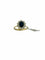 Bague 65.5 Bague cocktail en or jaune 18 carats avec saphir 2,60 ct et diamants 58 Facettes