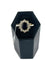 Bague 65.5 Bague cocktail en or jaune 18 carats avec saphir 2,60 ct et diamants 58 Facettes