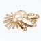 Broche Broche ancienne en or jaune 18 carats et diamants 58 Facettes
