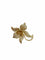 Broche Broche à fleurs en filigrane d’or jaune 18 carats 58 Facettes