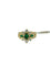 Bague 52.5 Bague cocktail en or jaune 18 carats, émeraudes et diamants 58 Facettes