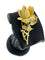 Broche Broche rose en or jaune et blanc 18 carats avec diamant 58 Facettes