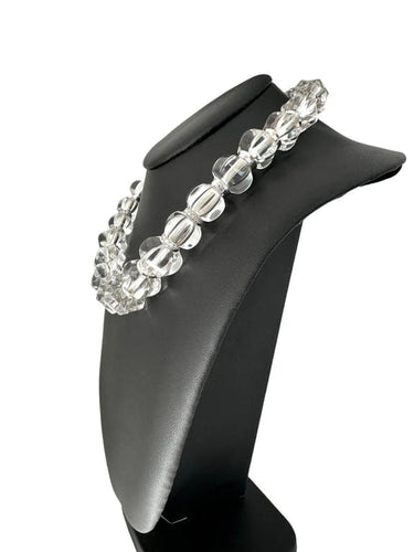 Collier Baccarat Sherazade - Collier en or blanc 18 carats, cristal et diamants 58 Facettes