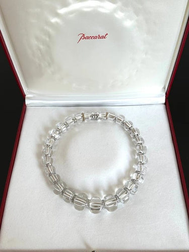 Collier Baccarat Sherazade - Collier en or blanc 18 carats, cristal et diamants 58 Facettes