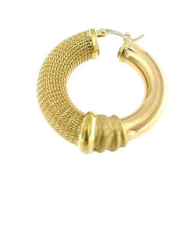 Boucles d'oreilles G&C - Boucles d’oreilles modernes en or jaune 18 carats 58 Facettes