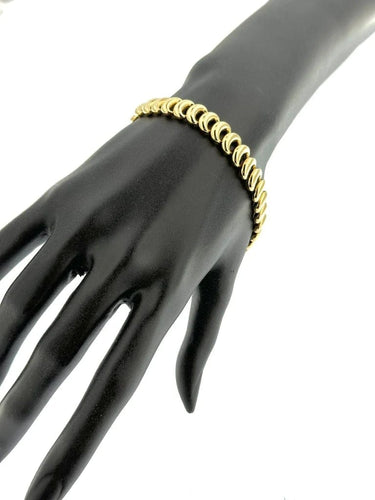 Bracelet Nanis - Bracelet souple en or jaune 18 carats 58 Facettes