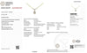 Collier Collier en or jaune et or blanc 14 carats, diamants et aigue-marine 58 Facettes