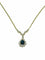 Collier Collier pendentif - Diamants et saphir en or jaune 14 carats 58 Facettes