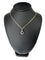 Collier Collier pendentif - Diamants et saphir en or jaune 14 carats 58 Facettes
