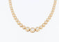 Collier Collier en or jaune 18 carats et 99 diamants 58 Facettes