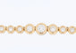 Collier Collier en or jaune 18 carats et 99 diamants 58 Facettes