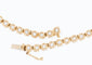 Collier Collier en or jaune 18 carats et 99 diamants 58 Facettes