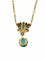 Collier Collier pendentif en or jaune 18 carats tourmaline, indigolite et diamants 58 Facettes