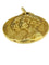Pendentif René Cliquet - Pendentif médaille en or jaune 18k Luxembourg 58 Facettes