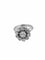 Bague 54 Bague cocktail Art déco en or blanc 18 carats avec diamants 58 Facettes