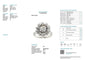 Bague 54 Bague cocktail Art déco en or blanc 18 carats avec diamants 58 Facettes