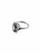 Bague 56.5 Bague cocktail Art déco en or blanc 18 carats et diamants 58 Facettes