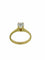 Bague 53 Bague solitaire en or jaune 18 carats avec diamant 0,65 ct 58 Facettes