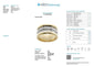 Bague 55.5 Bague moderne en or jaune et blanc 18 carats à diamants 58 Facettes
