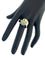 Bague 55.5 Bague rétro en or jaune 18 carats et diamants 58 Facettes