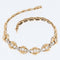 Bracelet Bracelet rétro deux ors 18 carats avec diamants 58 Facettes