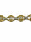 Bracelet Bracelet rétro deux ors 18 carats avec diamants 58 Facettes