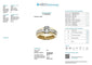 Bague 58 Bague en or jaune et blanc avec diamant 1,40 ct (certificat HRD) 58 Facettes