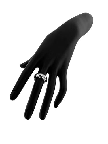 Bague 50 Cartier Trinity - Bague Amour en or blanc 18 carats 58 Facettes