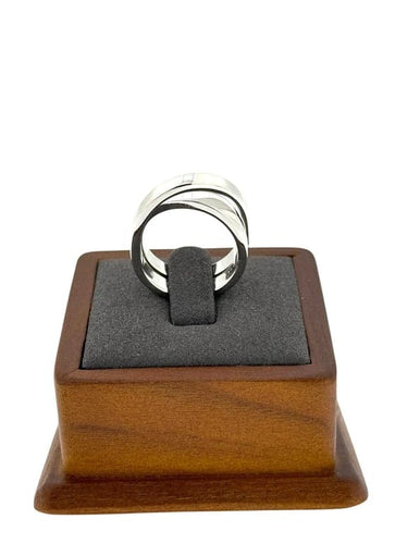Bague 56.5 Cartier Nouvelle Vague - Bague croisée en or blanc 18 carats 58 Facettes