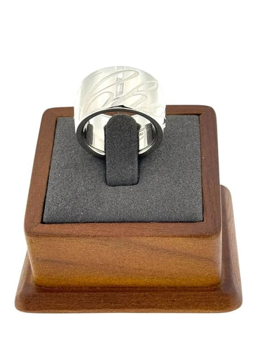 Bague 55 Chopard Chopardissimo - Bague grand modèle en or blanc 18 carats 58 Facettes