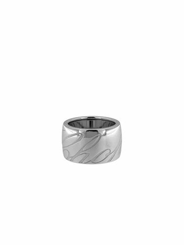 Bague 55 Chopard Chopardissimo - Bague grand modèle en or blanc 18 carats 58 Facettes
