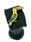 Broche Broche toucan vintage en or jaune 18 carats avec émail et rubis 58 Facettes