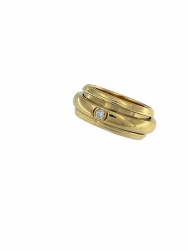 Bague 53 Piaget Possession - Bague en or jaune 18 carats et diamants 58 Facettes