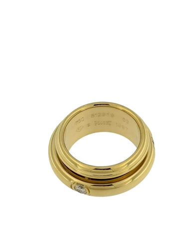Bague 53 Piaget Possession - Bague en or jaune 18 carats et diamants 58 Facettes