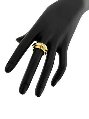 Bague 53 Piaget Possession - Bague en or jaune 18 carats et diamants 58 Facettes