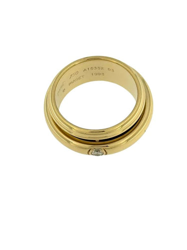 Bague 63 Piaget Possession - Bague en or jaune 18 carats et diamant 58 Facettes