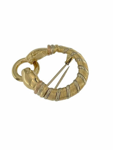 Broche Cartier Panthère - Broche double tête en or 18 carats 58 Facettes