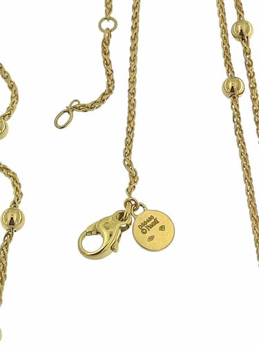 Collier Piaget - Collier et bracelet en or jaune 18 carats et diamants 58 Facettes