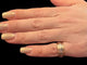Bague 53 Cartier - Bague rotative en triple or 18 carats 58 Facettes